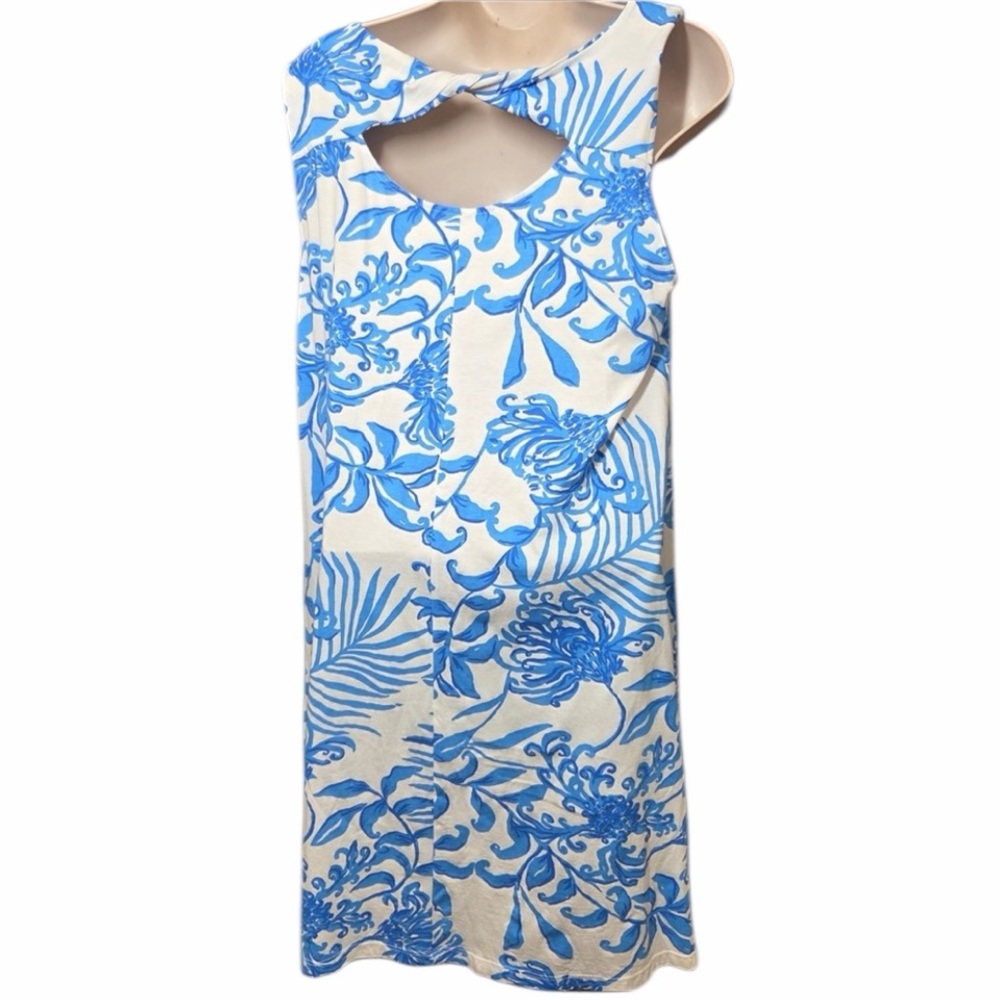 LILLY PULITZER Eliza Dress Resort White Glisten In The Sun Women’s Large 6305 - Picture 4 of 9
